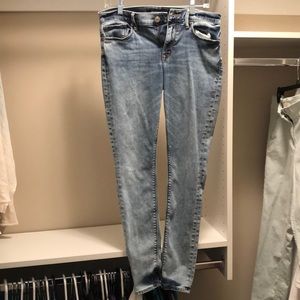 Express Mid-Rise Stretch Skinny Jeans Size 6